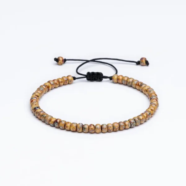 Miyuki 4mm Kehribar Sarı Paraşüt İpli Unisex Bileklik Miyuki 4mm Kehribar Sarı Paraşüt İpli Unisex Bileklik