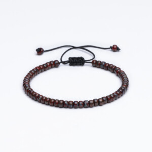 Miyuki 4mm Kırçıllı Bordo Paraşüt İpli Unisex Bileklik