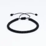 Miyuki 4mm Siyah Paraşüt İpli Unisex Bileklik