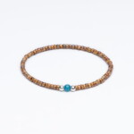 Yeşim Taşı - Sarı Miyuki Boncuklu - 925 Gümüş Bileklik PB4517 ön görünüm - yeşim taşı bileklik