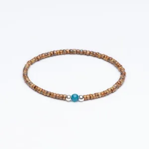 Yeşim Taşı - Sarı Miyuki Boncuklu - 925 Gümüş Bileklik PB4517 ön görünüm - yeşim taşı bileklik