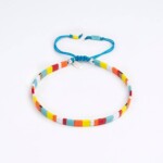 Miyuki Tale Boncuk + Gümüş Paraşüt İpli Bileklik