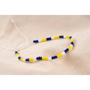 Renkli Miyuki 925 Gümüş Beyaz Paraşüt İpli Bileklik