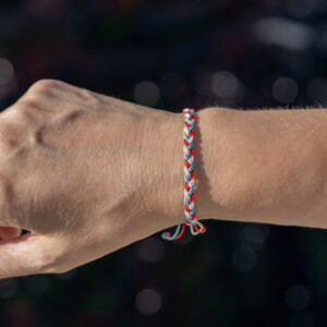 Renkli Paraşüt İpli Örgü Bileklik PB7255