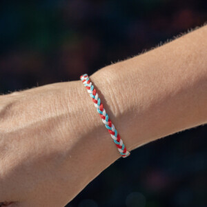 Renkli Paraşüt İpli Örgü Bileklik PB7255