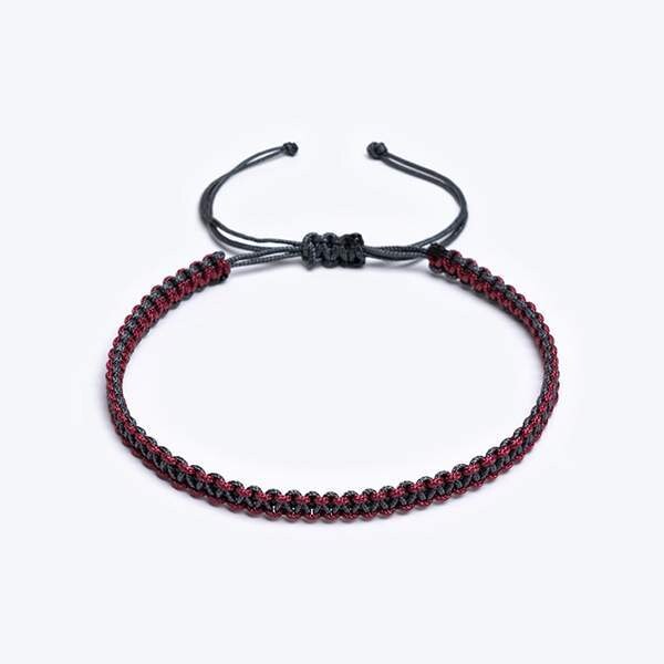 Sarmal Makrame Örgü Bordo / Gri Paraşüt İpli Unisex Bileklik Sarmal Makrame Örgü Bordo / Gri Paraşüt İpli Unisex Bileklik