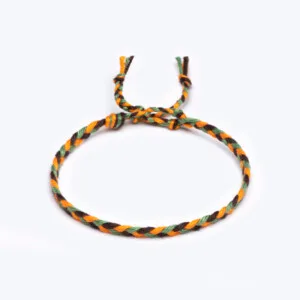Sharadamba Koton İpli Renkli Saç Örgü Bileklik