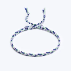 Sharadamba Koton İpli Renkli Saç Örgü Bileklik