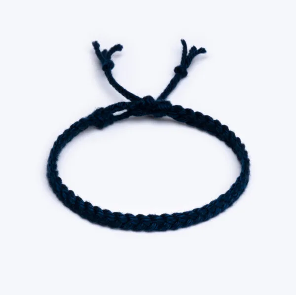 Sharadamba Lacivert Koton İpli Unisex Bileklik PB4623 Sharadamba Lacivert Koton İpli Unisex Bileklik