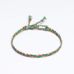 Sharadamba Paraşüt İpli Renkli Saç Örgü Bileklik PB4777