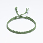 Sharadamba Su Yeşili Koton İpli Unisex Bileklik