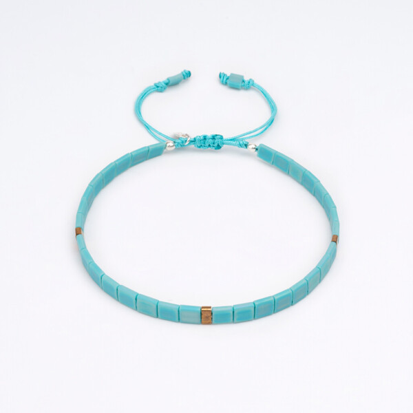 Turkuaz ve Sarı Tila Kesim Miyuki – 925 Gümüş Asansörlü Bileklik PB24824 Turkuaz ve Sarı Tila Kesim Miyuki - 925 Gümüş Asansörlü Bileklik PB24824