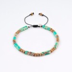 Varisit Taşı-Kehribar Sarı Miyuki-Siyah Paraşüt Bileklik