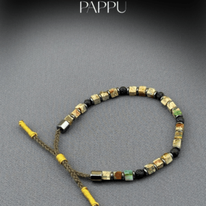 Varisit, Lav ve Hematit Doğal Taş Bileklik - Görsel 2