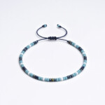 Yuvarlak Miyuki Boncuklu Bileklik – Buzul