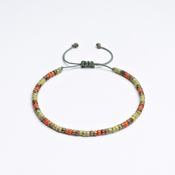 Yuvarlak Miyuki Boncuklu Bileklik – Günbatımı