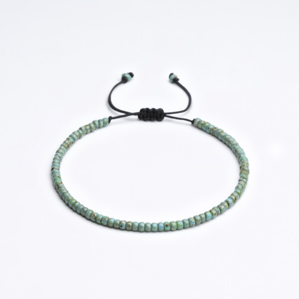 Yuvarlak Miyuki Boncuklu Bileklik – Picasso Turkuaz
