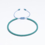 Yuvarlak Miyuki Boncuklu Bileklik - Turkuaz