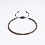 Yuvarlak Miyuki Boncuklu Bileklik – Bronz